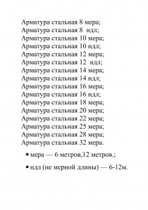 Арматура стальная: цена и характеристики